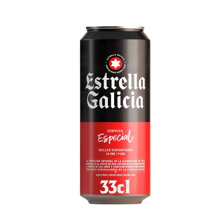 Birre Estrella Galicia can 0.33l
