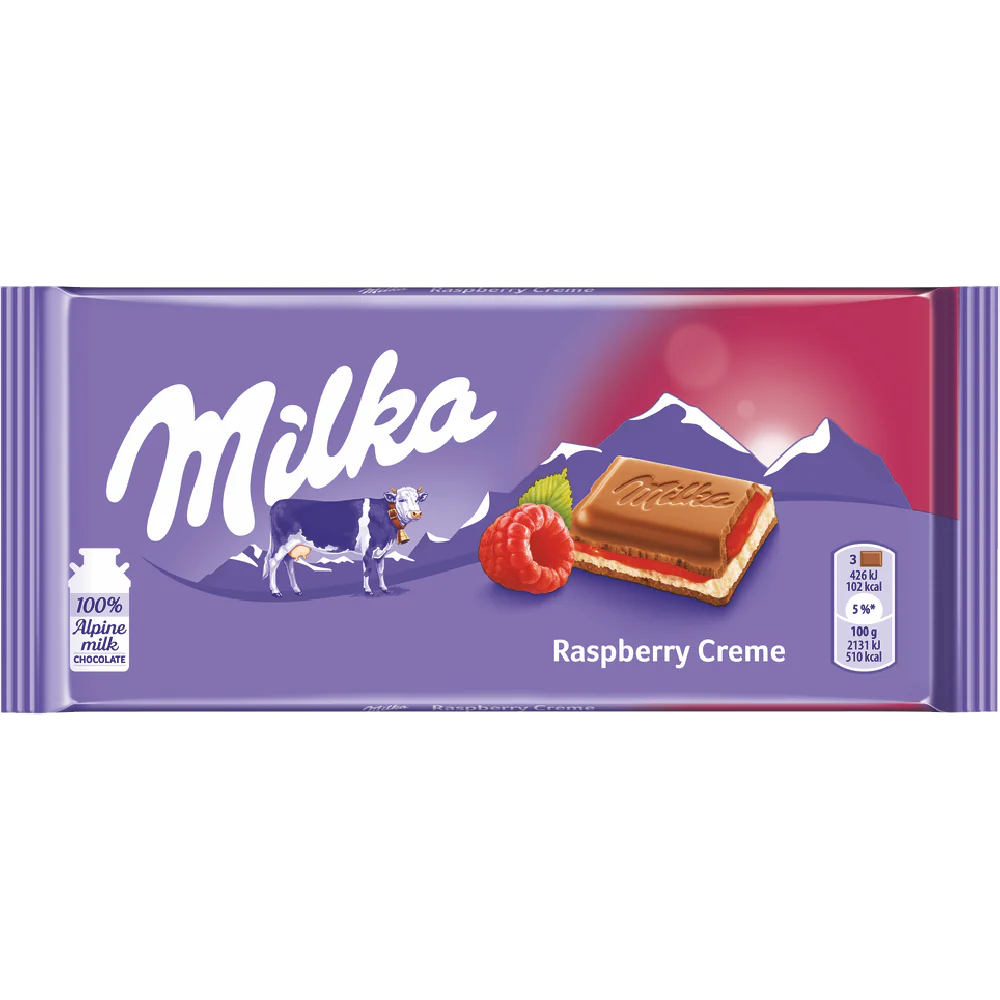 Milka Raspberry 100gr 22